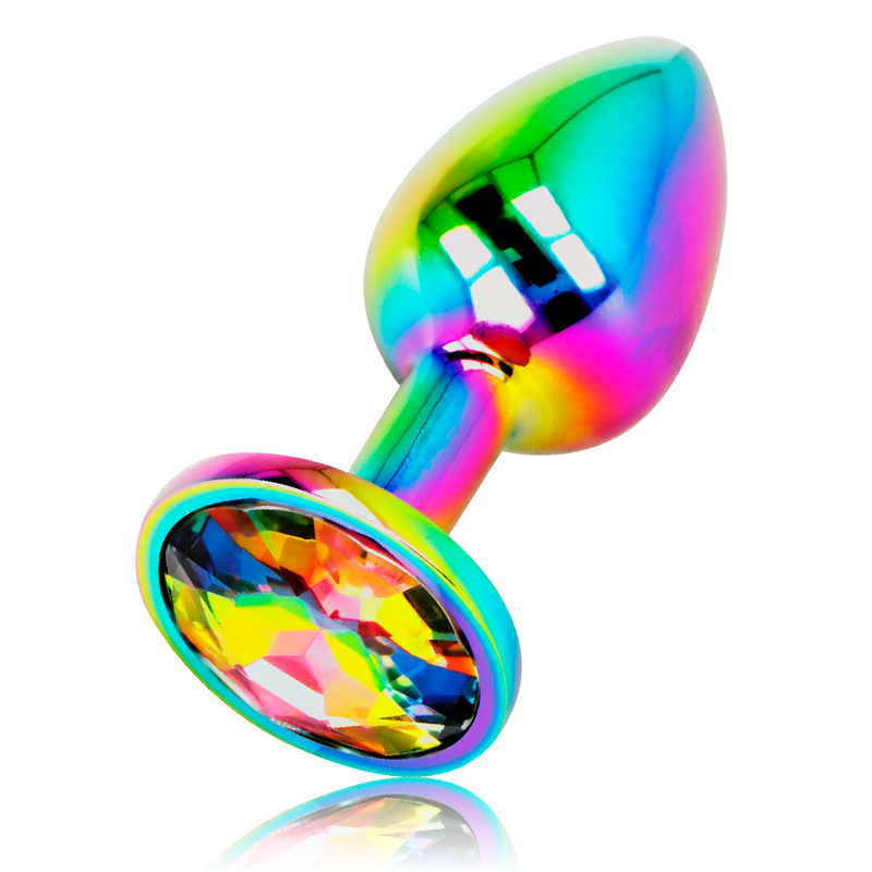 Ohmama plug anal circulo iridiscente - talla m