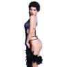 Chilirose - cr 4479 body crotchless azul s/m - 3
