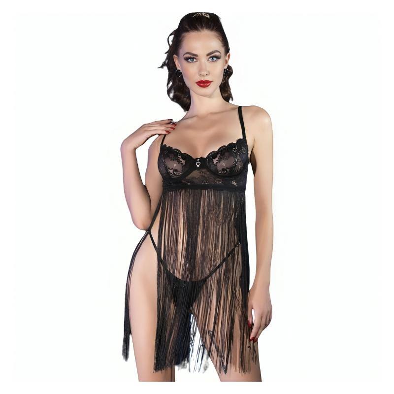Chilirose - cr 4496 babydoll negro - 4