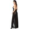 Espalda descubierta del camisón largo Chilirose CR 3856