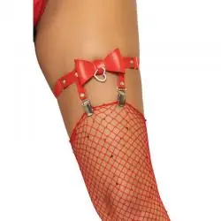 Leg avenue liguero alto de cuero vegano talla única - - 6
