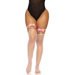 Leg avenue liguero alto de cuero vegano talla única - - 7