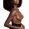 Bye bra body cinta 5m x 6.5 cm + 3 pares de pezoneras marron oscuro - 4