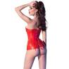 Chilirose - cr 4491 corset rojo - 2