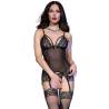 Chilirose - cr 4417 set corset negro - 1