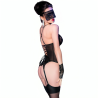 Chilirose - cr 4166 corset negro s/m - 2