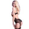Chilirose - cr 4120 corset negro - 2