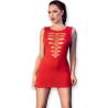 Chilirose - cr 4622 vestido rojo s/m - 2