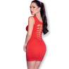 Chilirose - cr 4622 vestido rojo s/m - 3