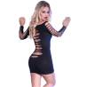 Chilirose - cr 3608 vestido negro s/m - 2