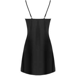 Camisón de satén negro del set Livco Corsetti Jacqueline, sin modelo, toma 2