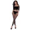 Chilirose - cr 4647 top & leggins negro s/m - 1