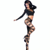 Chilirose - cr 3654 top & leggins - 1
