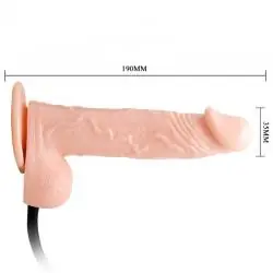 Baile - inflatable dildo hinchable realistico con ventosa 15 cm Baile - inflatable dildo hinchable realistico con ventosa 15 cm