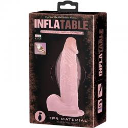 Baile - inflatable dildo hinchable realistico con ventosa 15 cm