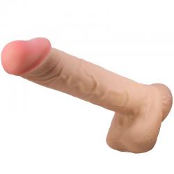 Pretty love - sliding skin series dildo realístico con ventosa piel deslizante 26 cm