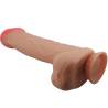 Pretty love - sliding skin series dildo realístico con ventosa piel deslizante 26 cm - 2