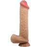 Pretty love - sliding skin series dildo realístico con ventosa piel deslizante 26 cm - 3