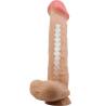 Pretty love - sliding skin series dildo realístico con ventosa piel deslizante 26 cm - 5