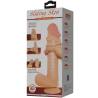 Pretty love - sliding skin series dildo realístico con ventosa piel deslizante 26 cm - 7