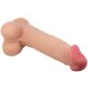 Pretty love - sliding skin series dildo realístico con ventosa piel deslizante 24 cm - 3