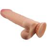 Pretty love - sliding skin series dildo realístico con ventosa piel deslizante 24 cm - 4
