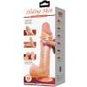 Pretty love - sliding skin series dildo realístico con ventosa piel deslizante 24 cm - 6