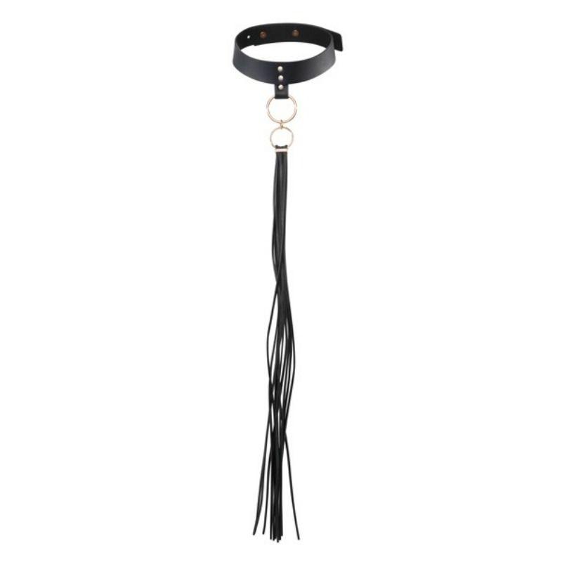 Bijoux indiscrets maze collar con flecos negro