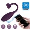 Huevo vibrador Pretty Love Fisherman ciruela, con la app en el móvil y control Bluetooth
