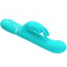 Pretty love - vibrador coale rabbit perlas verde agua - 3