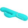 Pretty love - vibrador coale rabbit perlas verde agua - 6