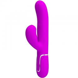 Pretty love - perlita vibrador punto g 3 en 1 multifunción vioeta