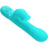 Pretty love - vibrador rabbit perlas verde agua - 4