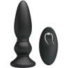 Mr play - vibrador potente control remoto anal plug negro - 1