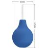 Mr play - ducha anal blueb super power azul - 5