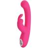 Pretty Love Lamar rosa, vibrador rabbit y punto G de tres cuartos con la base