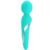 Vibrador wand Pretty Love Walter verde agua de lado