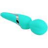 Vibrador wand Pretty Love Walter verde agua tumbado