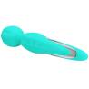 Vibrador wand Pretty Love Walter verde agua con sus botones