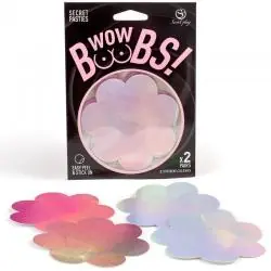 Secret play - wow boobs! cubre pezones flor