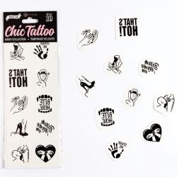 Secret play - set de 10 tattoos temporales kinky collection