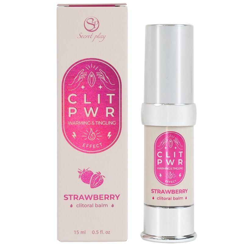 Secret play - clit pwr blsamo de clitoris de fresa
