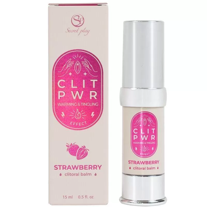 Secret play - clit pwr blsamo de clitoris de fresa Secret play - clit pwr blsamo de clitoris de fresa