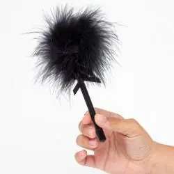 Secret play - plumero mini negro