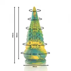 Epic - cetus dildo tentáculo verde tamaño pequeño Epic - cetus dildo tentáculo verde tamaño pequeño