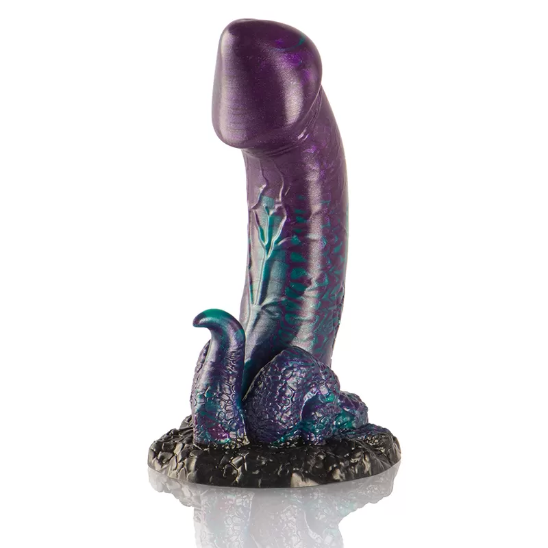 Epic - basilisk dildo doble placer escamoso tamaño pequeño Epic - basilisk dildo doble placer escamoso tamaño pequeño
