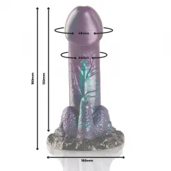 Epic - basilisk dildo doble placer escamoso tamaño pequeño