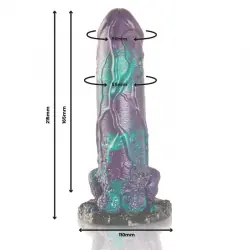 Epic - basilisk dildo doble placer escamoso tamaño grande Epic - basilisk dildo doble placer escamoso tamaño grande