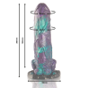 Epic - basilisk dildo doble placer escamoso tamaño grande - 2