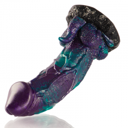 Epic - basilisk dildo doble placer escamoso tamaño grande
